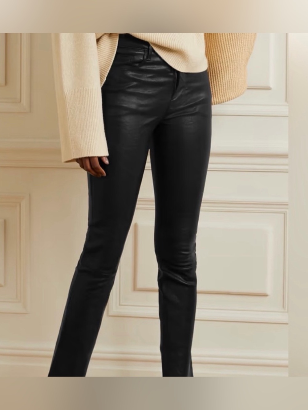 NWT Frame size 26 100 percent lamb leather pants